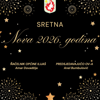 Novogodišnja čestitka općinskog načelnika i predsjedavajućeg Općinskog vijeća